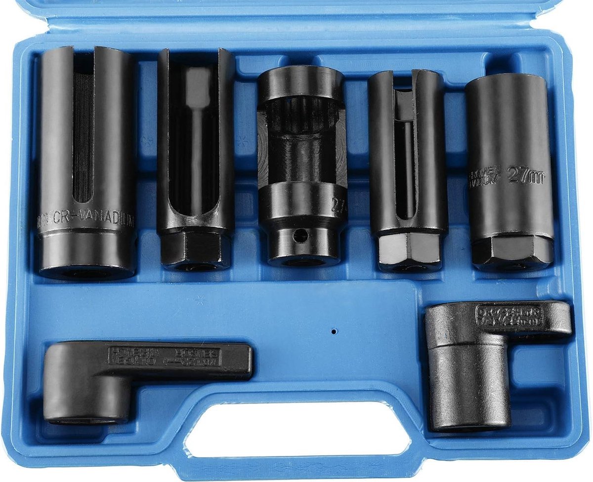 Lambda sensoren open-end moersleutel Socket moersleutel opladen sonde set van notities Gereedschap Set Van Noten 7 stuks