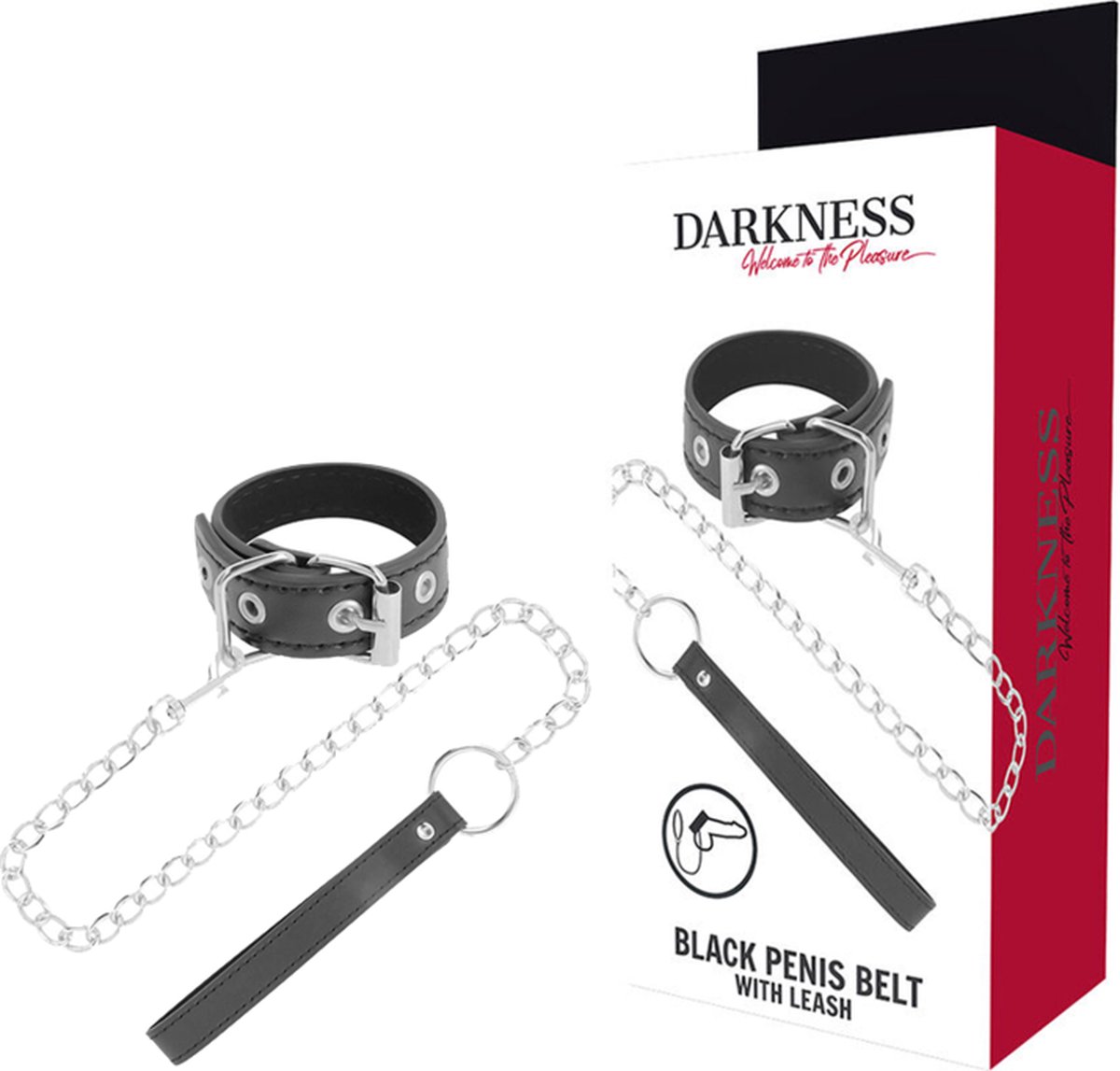 DARKNESS BONDAGE | Darkness Penis Ring With Strap