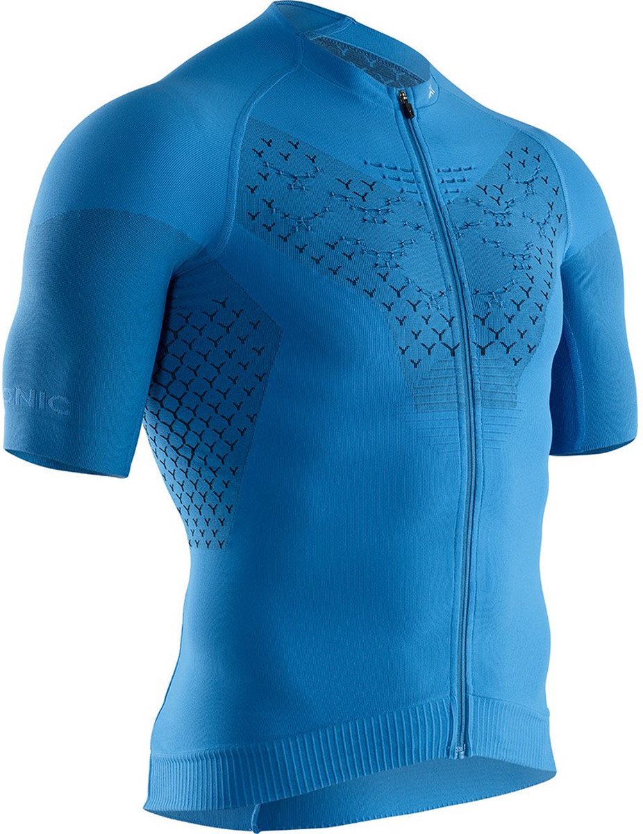 X-BIONIC Twyce 4.0 Korte Mouwen Fietsshirt Heren - Twyce Blue / Opal Black - M