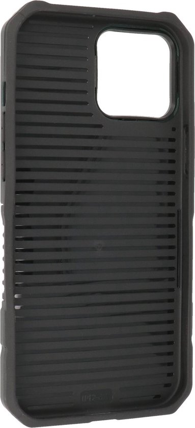 Coque de téléphone antichoc avec MagSafe pour iPhone 12 Pro Max - Vert foncé
