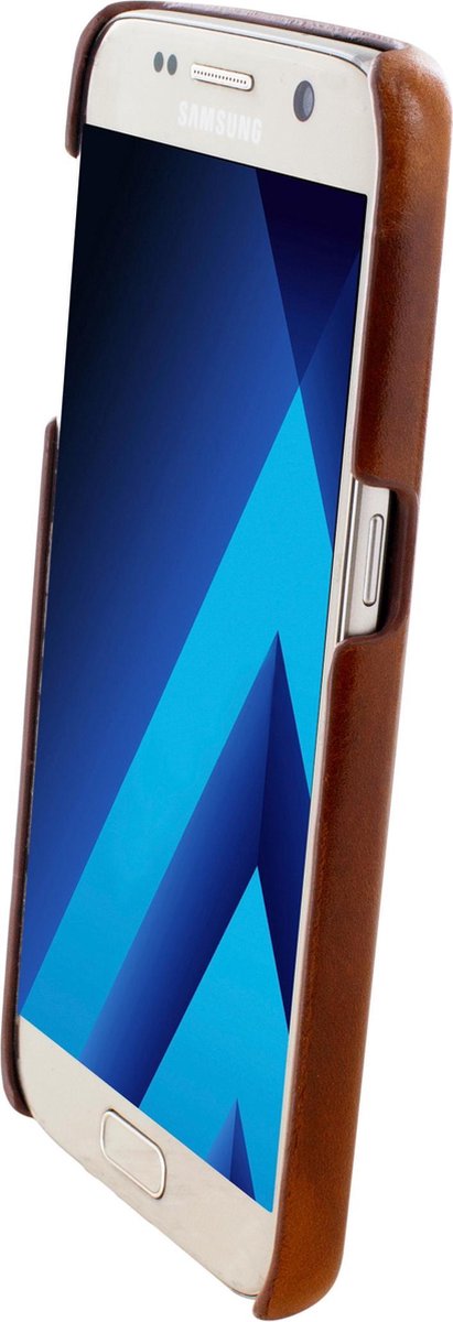 Mobiparts Excellent Backcover Samsung Galaxy S7 Oaked Cognac