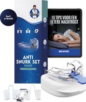 Anti Snurk Beugel Set Smart 3 in 1 - 2x Snurkbeugel - 8x Neusspreider en 1 neusclip - E-Book