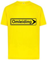Omleiding Geel T-shirt - shirt