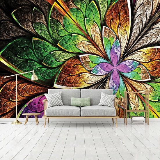 Abstract Art Photo Wallcovering bol