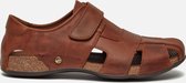 Panama Jack FLETCHER BASICS C5 - Volwassenen Heren sandalen - Kleur: Cognac - Maat: 44