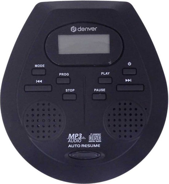 Denver Discman CD & MP3 speler - Anti shock - Ingebouwde speakers -  Inclusief... | bol.com