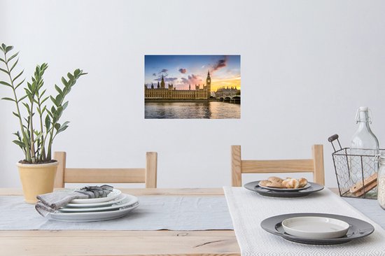 Stickers Stickers muraux - Soleil - Big Ben - Londres - 30x20 cm - Film adhésif