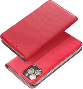 Case2go - Hoesje geschikt voor Motorola Moto G53 5G - Book Case - Rood