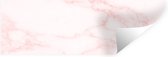 Muurstickers - Sticker Folie - Marmer - Textuur - Roze - Chic - 150x50 cm - Plakfolie - Muurstickers Kinderkamer - Zelfklevend Behang - Zelfklevend behangpapier - Stickerfolie