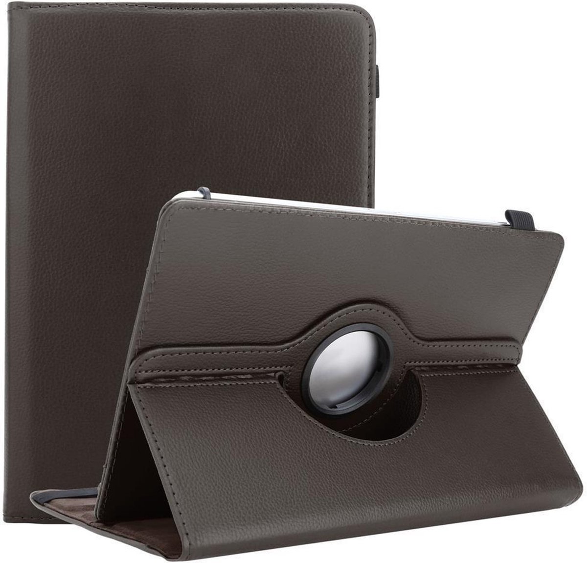 Cadorabo Tablet Hoesje geschikt voor Medion LifeTab P10506 in BRUIN - 360 graden beschermhoes van imitatieleer met standfunctie en elastische band