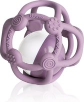 KidsMe Zachte Siliconen Rammelaar - Speel bal & bijtring - baby & dreumes speelgoed - 0, 1, 2 jaar - kraamcadeau voor jongens & meisjes - 3, 6, 9 maanden