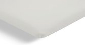 B Bright Hoeslaken Perkal voor topper - 80/90 x 200/210 cm - Off white