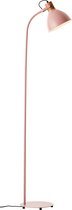 Brilliant Lampadaire Erena 1,5m rose clair métal/bois interrupteur au pied 1x A60, E27, 40 W, adapté à une lampe normale (non incluse)