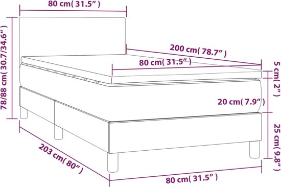 vidaXL-Boxspring-met-matras-stof-blauw-80x200-cm