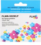 FLWR 502XL geel / Cartridge - Geschikt voor Epson