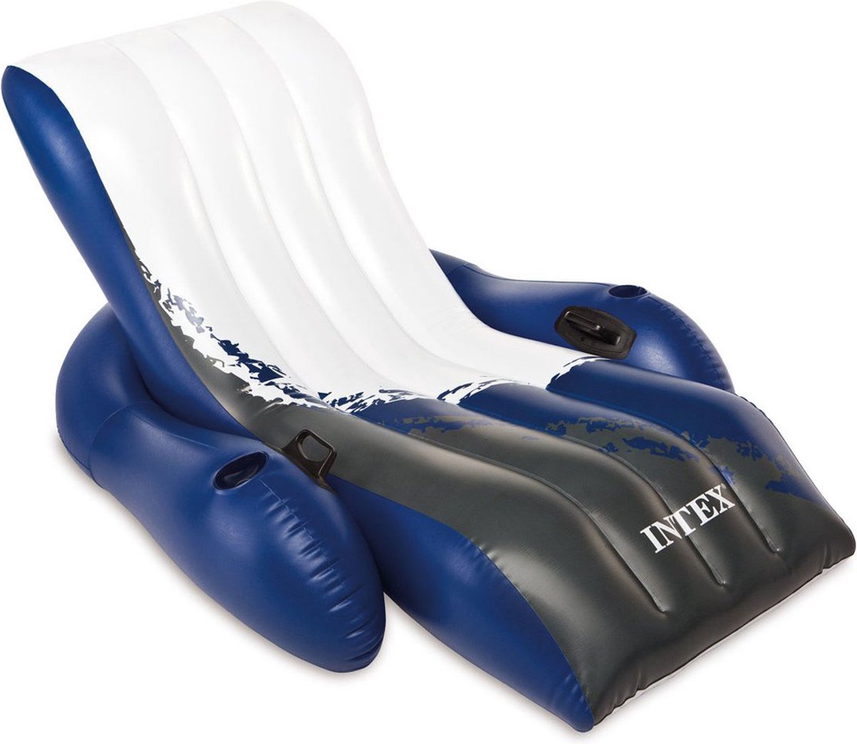INTEX - drijfstoel zwembad - opblaasbare stoel - 180x135 cm