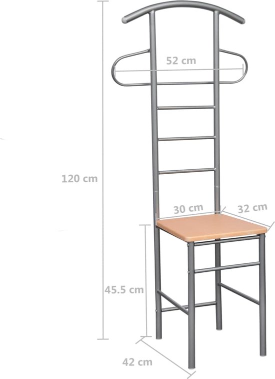 vidaXL - Dressboys - 2 - st - metaal