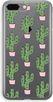 Case Company® - Hoesje geschikt voor iPhone 8 Plus hoesje - Cactus Lover - Soft Cover Telefoonhoesje - Bescherming aan alle Kanten en Schermrand