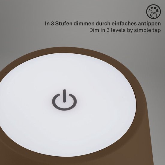 Aluminor Capsule LED tafellamp, mobiel, zwart Aluminor Capsule LED tafellamp, mobiel, zwart