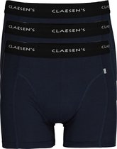 Claesen's Basics boxers (3-pack) - heren boxers lang - blauw - Maat: XL
