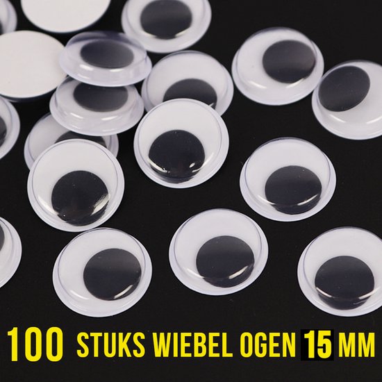 Wiebelogen, 2 stuks 76mm / 3 inch grote reuze zelfklevende ogen voor handgemaakte doe het zelf ambachten