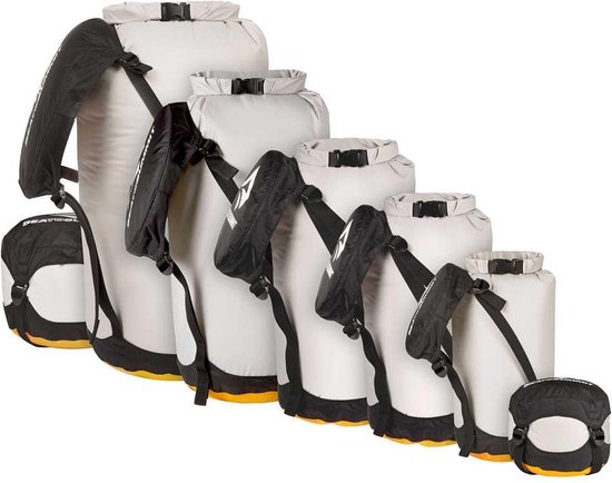 Sea to Summit - eVent® Compression Dry Sack - Drybags - Waterdichte compressiezak - 30L - Grijs/Geel