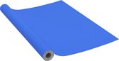 vidaXL -adhésif 500 x 90 cm PVC haute brillance Bleu