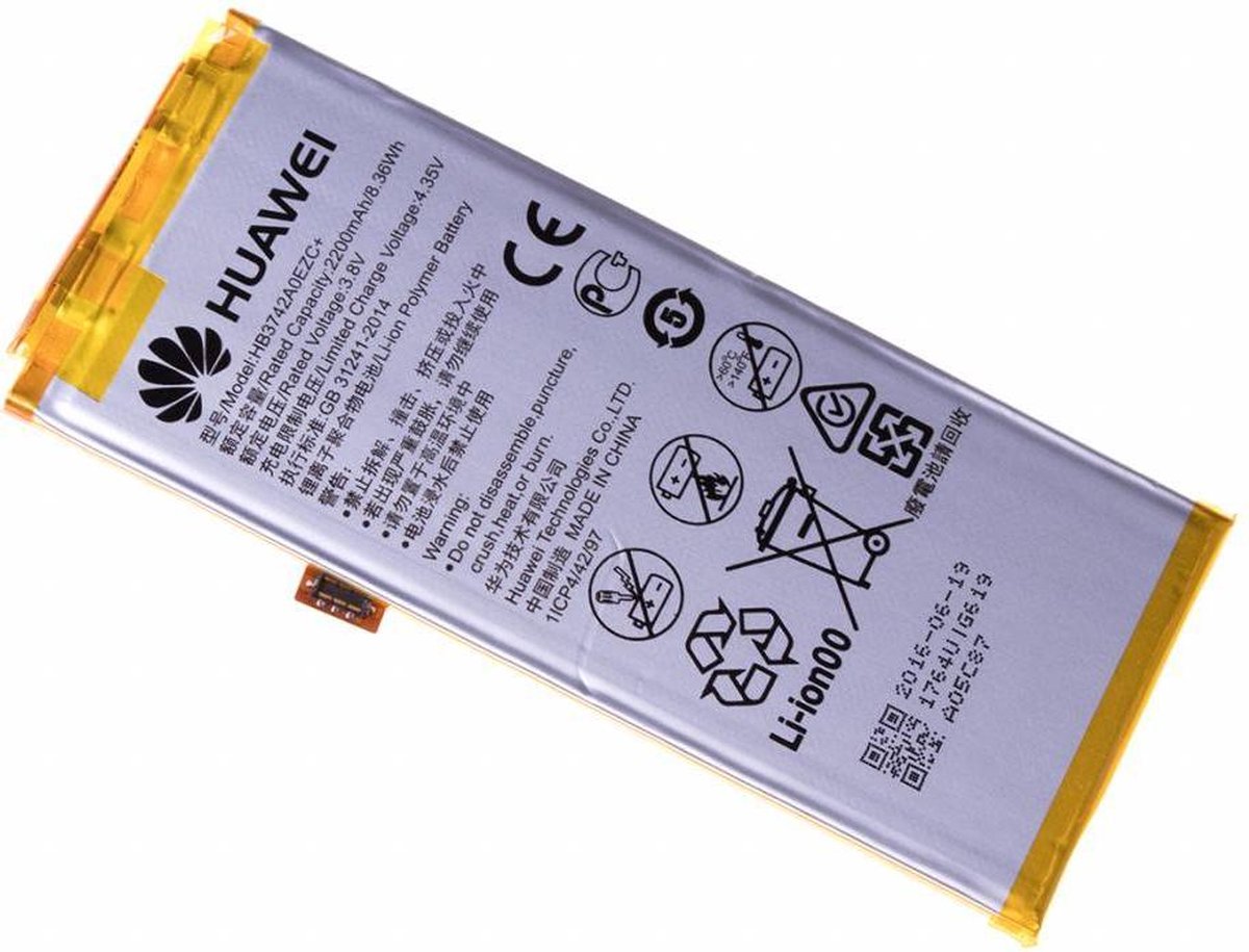 per ongeluk Heiligdom Ontevreden Huawei P8 Lite Batterij Origineel HB3742A0EZC | bol.com