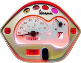 LED Teller Verlichting Vespa LX Dashboard - Scooter Accessoires - LED-verlichting - Rood