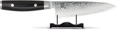 Couteau de chef japonais Yaxell Ran 15,5 cm - Acier damassé 69 couches - Manche en toile-micarta