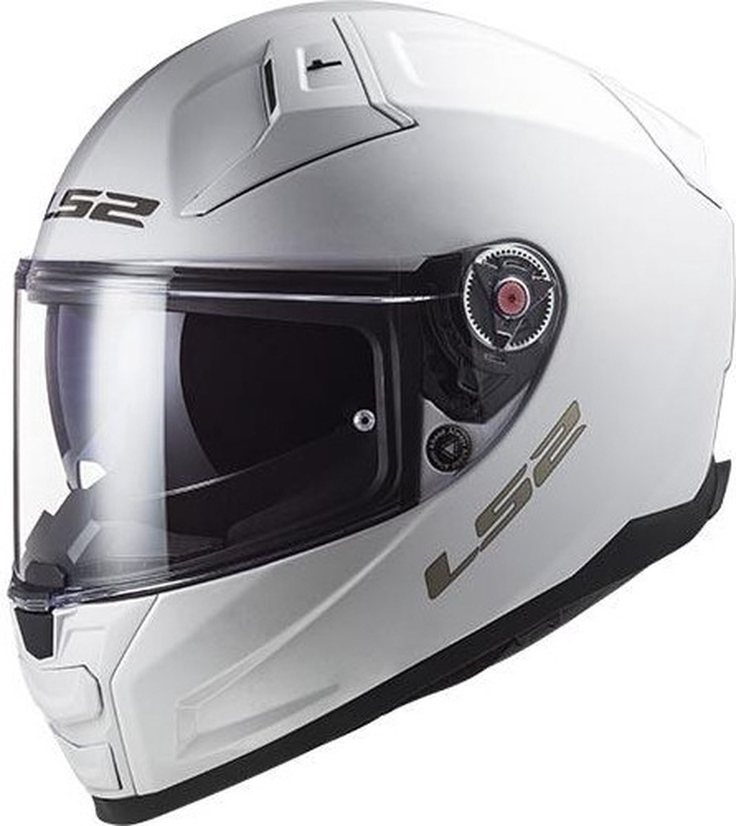 LS2 Ff811 Vector Ii Solid White M - Maat M - Helm