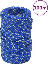 vidaXL-Boottouw-2-mm-100-m-polypropyleen-blauw