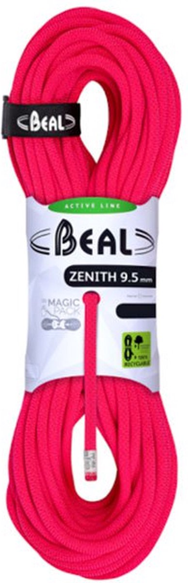 Beal Zenith 9.5 Mm Touw Rood 50 m