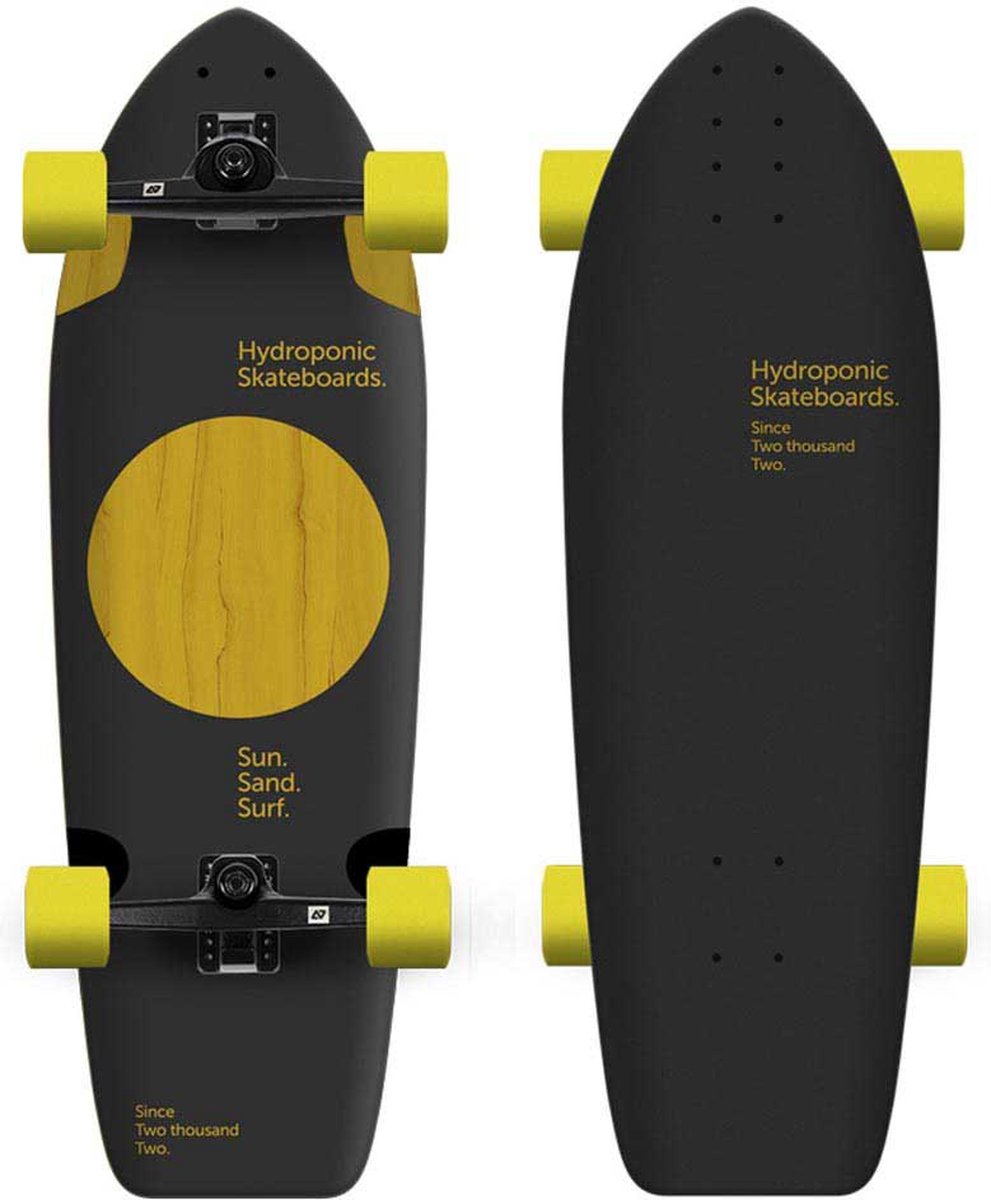 Hydroponic Square 30´´ Surfskate 10 Inches Zwart