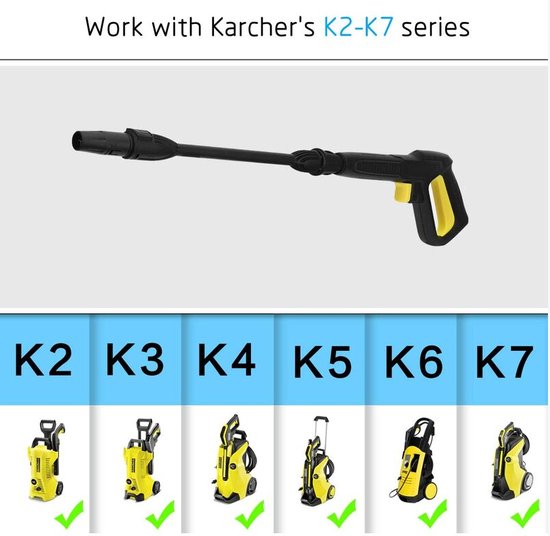 Lance multipower jet Karcher nettoyeur haute pression K4 K5