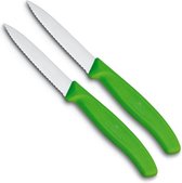 Victorinox Ensemble de 2 couteaux à légumes et à éplucher - Vert