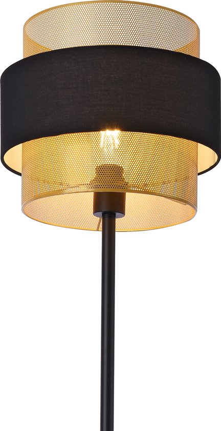 Lampadaire Albans lampadaire 160x30 cm noir et doré