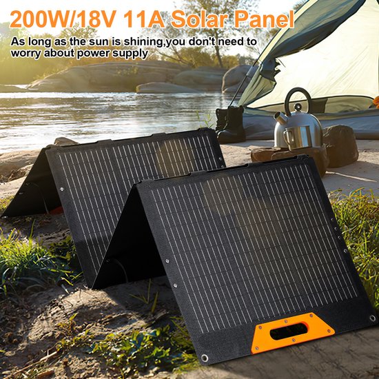Panneau solaire pliable - 200W - 18V - Panneau solaire - Panneaux solaires  Camper... | bol