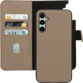 Mobiparts Leather 2 in 1 Wallet Case Samsung Galaxy A34 (2023) Taupe case