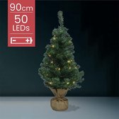 Everlands Mini sapin de Noël, 90 cm, 50 LED