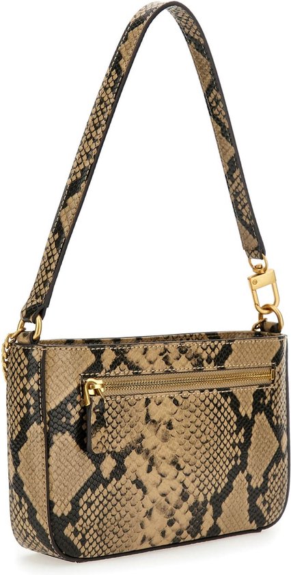 GUESS Katey Canevas Mini satchel Natural/Sage