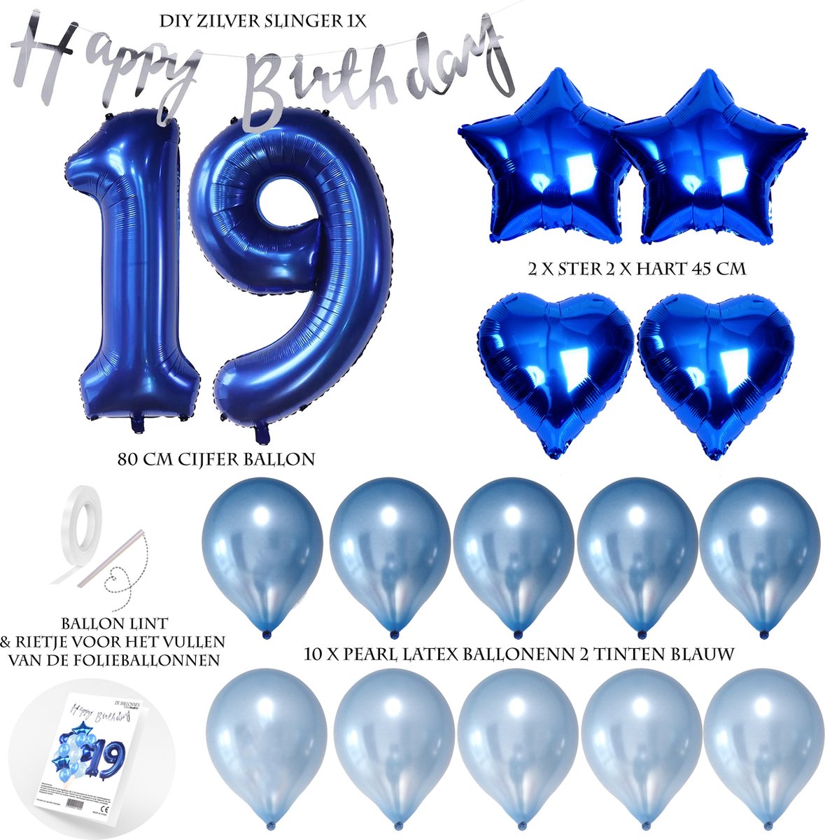 Ballons de Voetbal - Ballon Chiffre 18 Ans - Snoes - Mega Pack - Lot de 24  Sport Fan