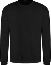 Vegan Sweater met lange mouwen 'Just Hoods' Deep Black - S