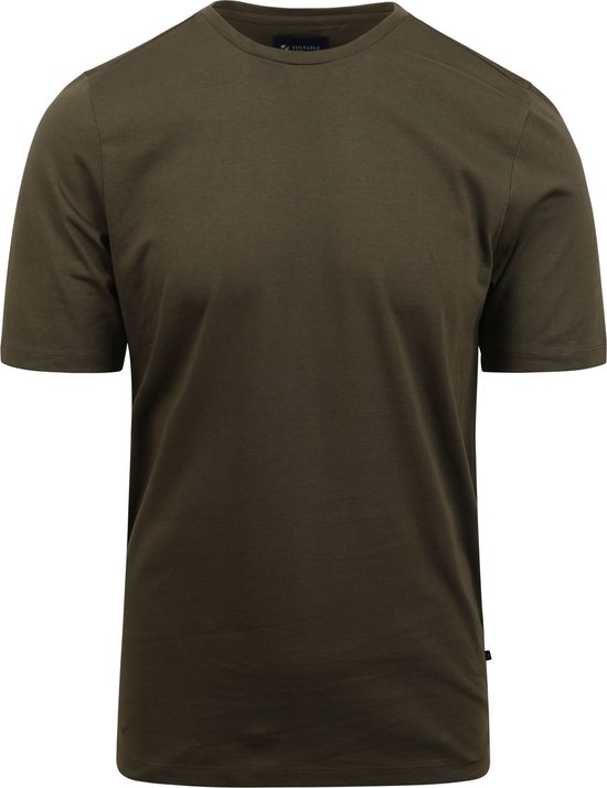Suitable - Respect T-shirt Jim Olijfgroen - Heren - Maat XL - Modern-fit
