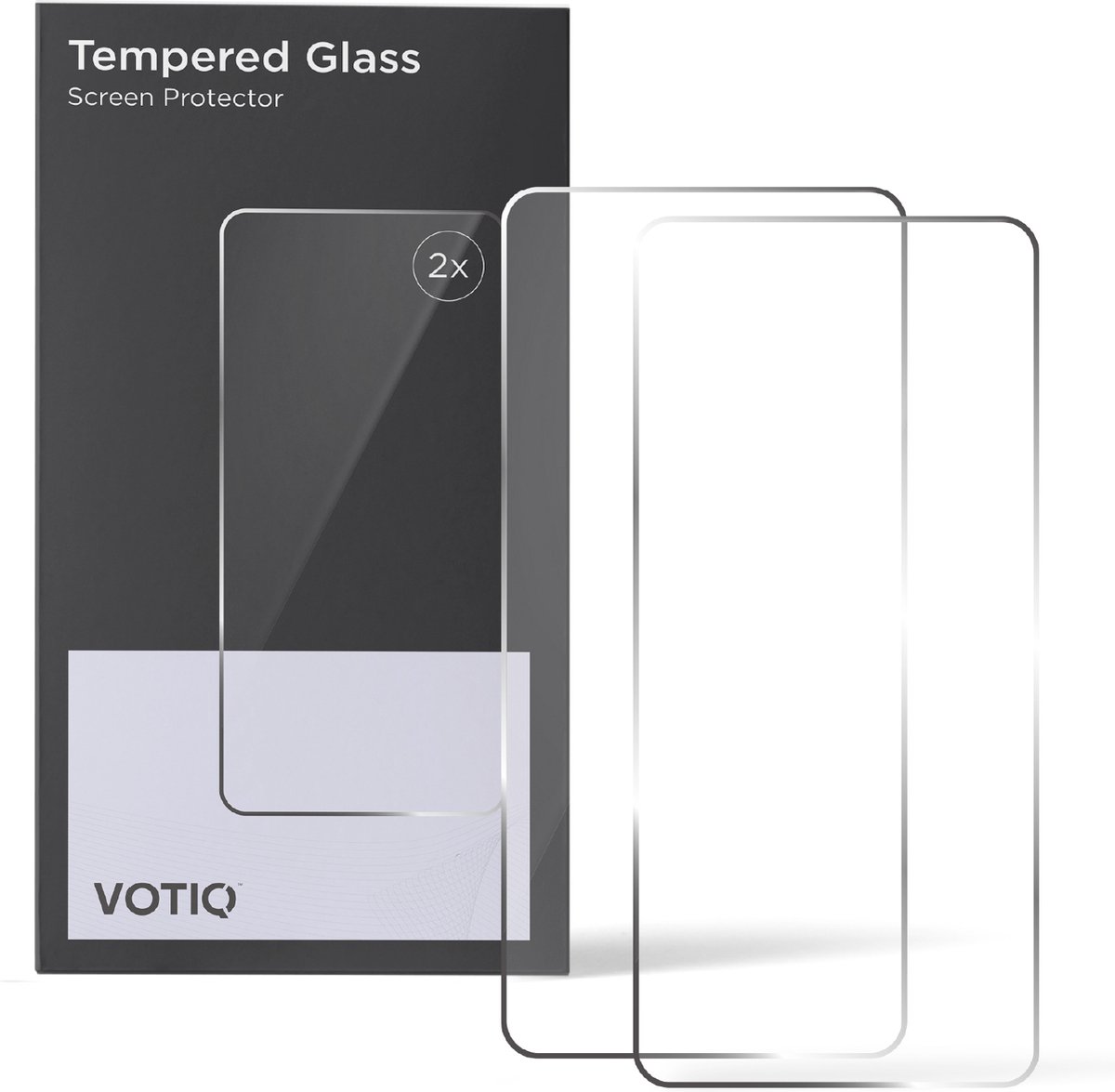 VOTIQ® Screenprotector Tempered Glass 2 pack - Beschermglas - Extra Sterk - geschikt voor Apple iPhone 13 PRO