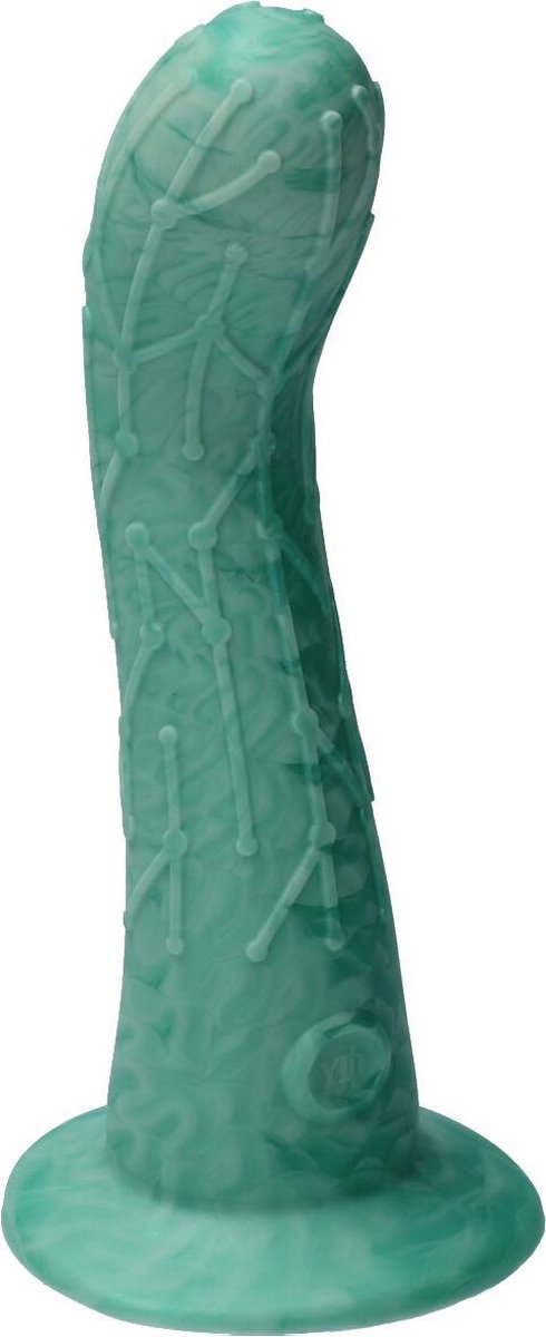 Goedkoopste Ylva & Dite - Cryptodite - Siliconen G-spot / Anale dildo - Made in Holland - Pastel Groen / Fruit Groen Metallic