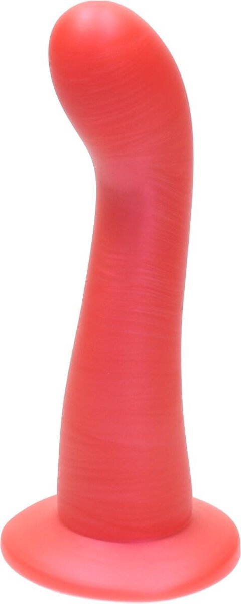 Goedkoopste Ylva & Dite - Swan - Siliconen G-spot / Anale dildo - Made in Holland - Fel Rood Metallic