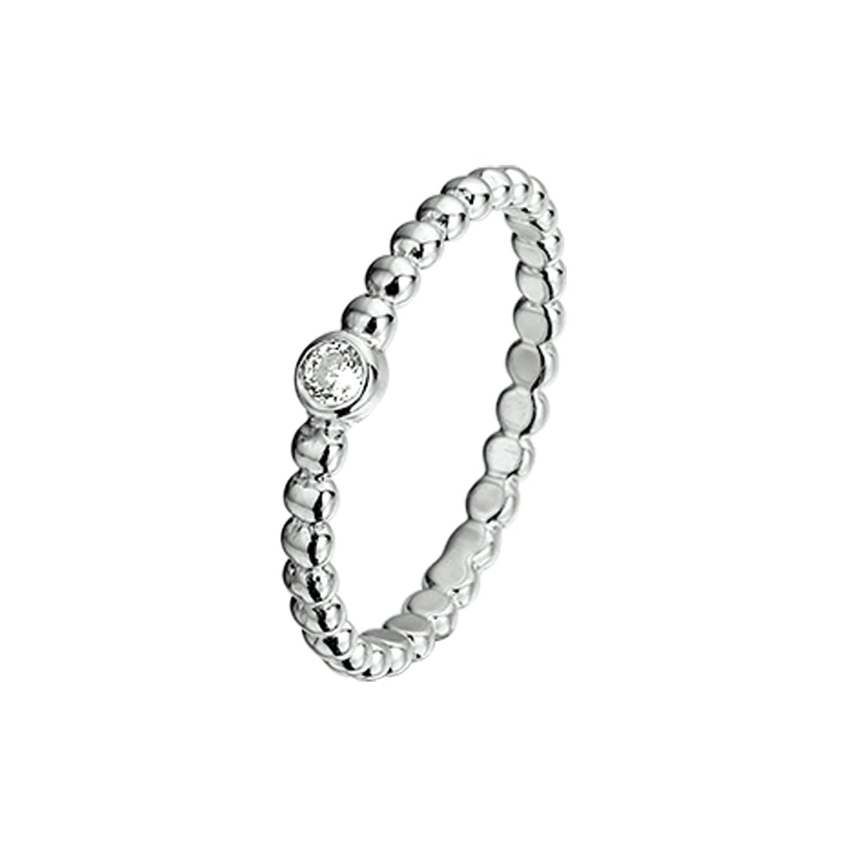The Kids Jewelry Collection Ring Zirkonia - Zilver
