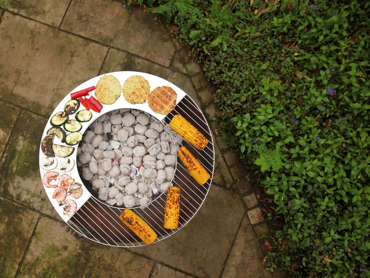 Esschert Design - BBQ rooster/bakplaat - Haard accessoires - Staal -