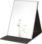 Grote make-upspiegel, draagbaar, super HD, multi-staande spiegel, handvrij/draagbaar/tafel, spiegel, opvouwbaar, 20 x 14 cm